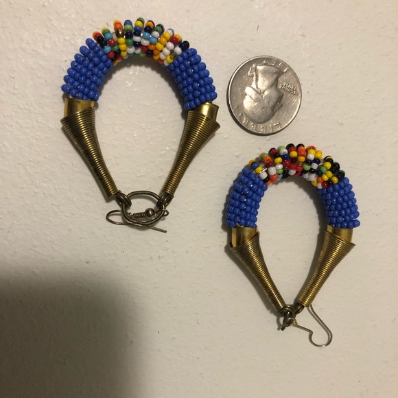 Colorful Handmade Beads Earrings - Picture 2 of 5